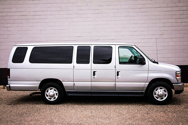 Party van exterior